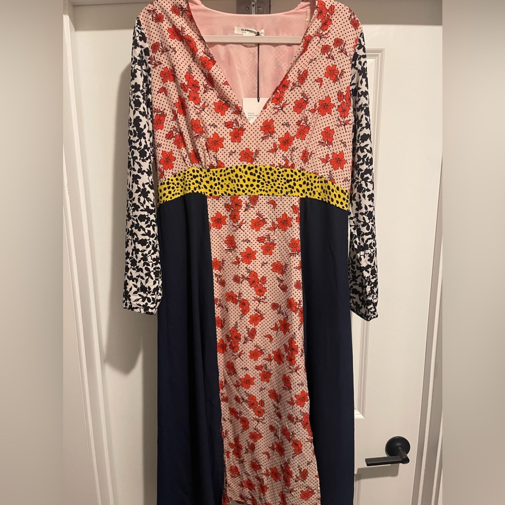 Mixed Pattern Dress